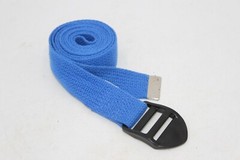 Gaiam Yoga Strap Yogaband Band Sport Stretch Belt ~64″ Blue Belted Stretching