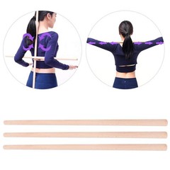3 Pcs Yoga Stick, Open Shoulder Correct Hunchback Stick, with Environmental W…