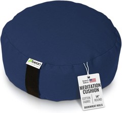 Zafu Meditation Pillows Sitting on Floor Yoga Cushion Cotton/Buckwheat fill Yoga
