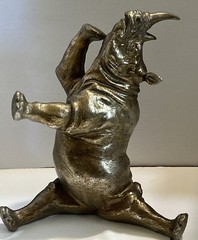 Yoga Rino Figure Great For Any Room. (B-100)