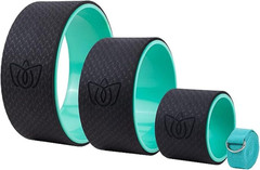 Yoga Wheel (3-Pack) – Back Stretcher and Back Roller for Back Pain, Yoga Roller
