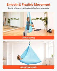 Versatile Aerial Swing System 300lb Converts Easily Between Modes