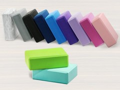 2 PCS Yoga Blocks Gym Exercise Fitness Bricks Pilates Stretch Handstand