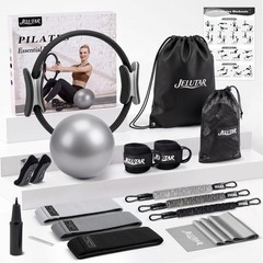 Pilates Kit for Women Home Workout, Pilates Equipmen with 14″ Pilates Ring an…