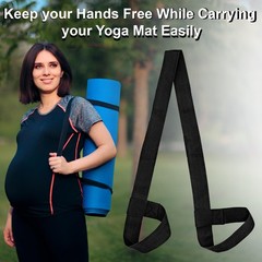 Carry Strap for Yoga Mats – Carry your yoga mat comfortably anywhere with d…