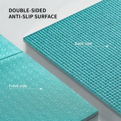 Travel Yoga Mat Foldable 0.16″, Foldable Exercise Mat Non Slip Yoga Matt for …