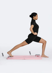 NEW BetterMe Mini Pilates Reformer PURPLE Portable Compact Non-slip Full Body
