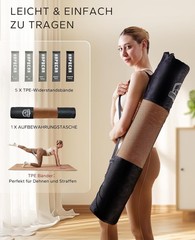 Yoga Mat Cork XXL – Extra Large Yoga Mat Non Slip 183x116cm / 183x92cm -…
