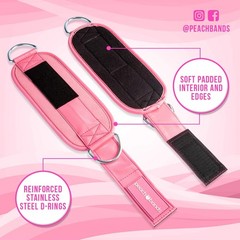 peach bands Cable Ankle Straps for Cable Machines 2