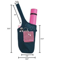 Yoga Mat Bag – Versatile Yoga Bag with Mat Straps & Storage Pockets, Holds Yo…