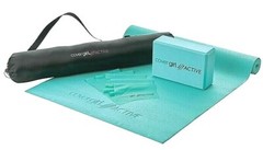 COVER GIRL ACTIVE Standard 5MM Yoga Pilates Mat & With Carry Strap Bikram Hot