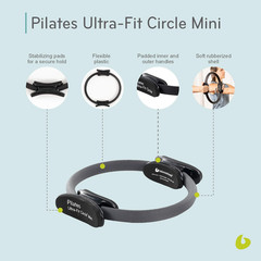 Ultra-Fit Circle Pilates Ring, Body Ring, Great Exercisers for Legs, Fitness Cir