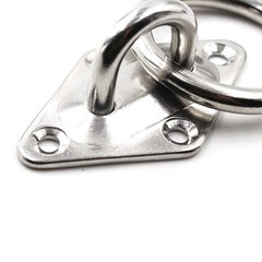 Ceiling Wall Mount Hook Heavy Duty Anchor Diamond Pad Eye Plate With Ring 5mm…