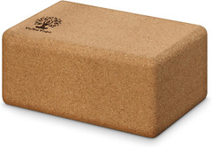 – 100% Organic Cork Yoga Block – Large – Strong and Will Not Bend, Good Grip- Wi