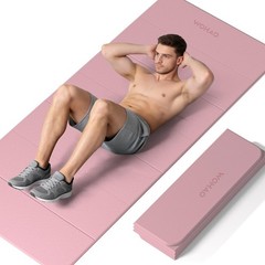 7-Fold Yoga Mat 74″x31″ – 0.31 Inch Thick Folding Exercise Mat, Extra Wide No…