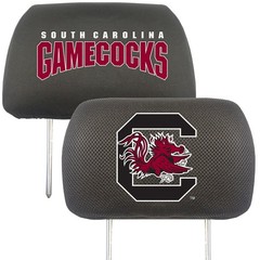 FANMATS NCAA Unisex-Adult Auto Headrest Covers One Size Black
