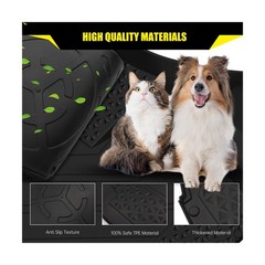 Floor Mats for Ranger XD 1500 Crew 2024+,TPE Front & Rear Row Floor Liners