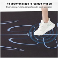 Exercise Equipment Mat with Storage Bag for Ab Roller Wheel Non-Slip Gym Floo…