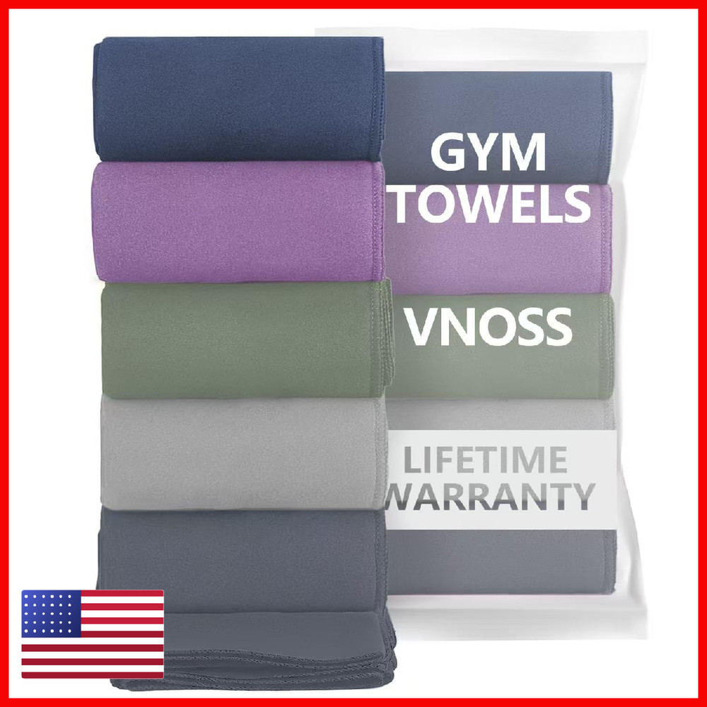 Vnoss Microfiber Gym Towels – Quick Dry Highly Absorbing Odor-Free For Women
