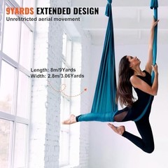 VEVOR Aerial Yoga Swing Hammock Kit with Rigging Hardware