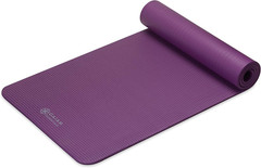 Yoga Mat, Pilates & Exercise Mat, Thick 2/5″ (10Mm) Workout Mat with Easy-Cinch