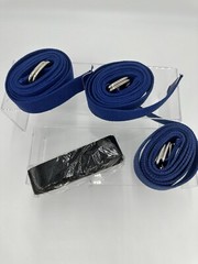 Yoga Strap for Stretching with Adjustable D-Ring Buckle, Lot Of 4, 6 Ft
