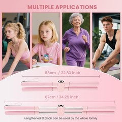 Posture Corrector Yoga Stick for Back Pain Relief and Shoulder Stretching