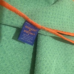 Yogitoes Towel Yoga Mat Skidless Non Slip GREEN ORANGE Z3-3