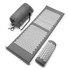 Sivan Health and Fitness Acupressure Mat and Pillow Set – Includes Carry Bag