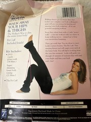 Leslie Sansone Walk Away Your Hips & Thighs DVD Kit NIB Fit Cuff Walk At Home
