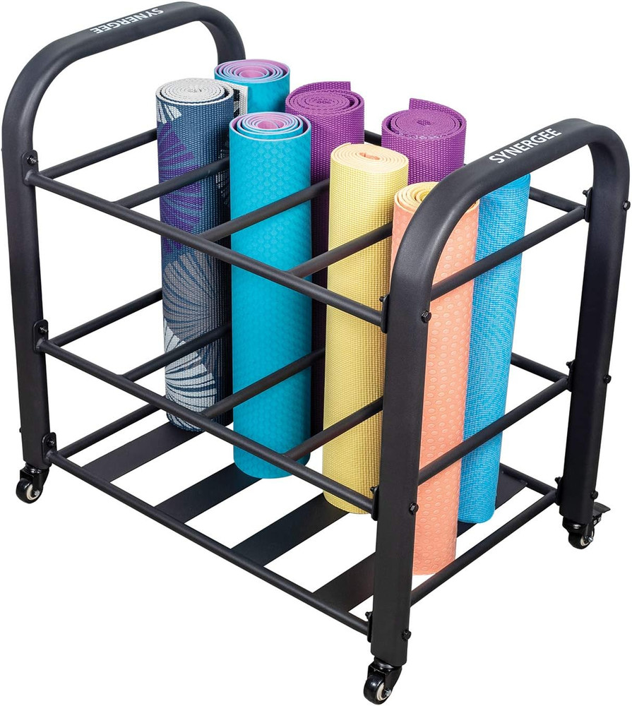 Yoga Mat Storage Rack – Ideal Cart for Yoga Mats & Gym Equipment