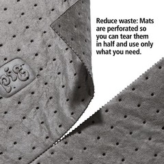 PIG Mat | Oil Absorbent Mat | 15″ W x 20″ L | Lightweight Pads | Absorbs Up t…