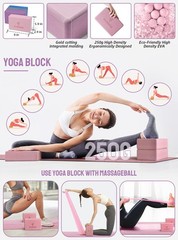 1/3 Yoga Mat Thick, Yoga Kit and Sets for Beginners Include High Density Yoga…