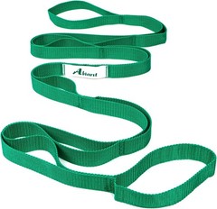 Stretching Strap Yoga Straps for Physical Therapy, 10 Loops Non-Elastic Stret…