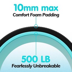 3 Pack Yoga Wheel Set for Back Pain Relief & Stretching, Deep Tissue Massage Foa