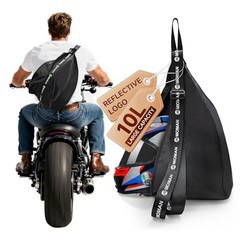 Motorcycle Helmet Backpack, B1 Reflective Multifunctional Motorbike Helmet 10L