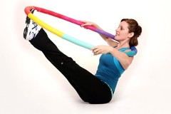 Weighted Hula Hoop, ACU Hoop 4M – 4 lb Medium, Weight Loss Ming/Red