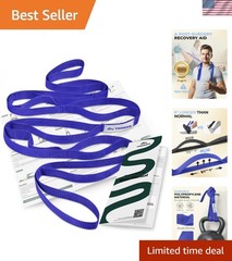 Multi-Loop Stretching Strap – Ideal for Hamstring, Hip, & Shoulder Stretches