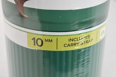 Essentials Thick Yoga Mat with Cinch Carrier Strap Textured Grip Green 72″ x 24″