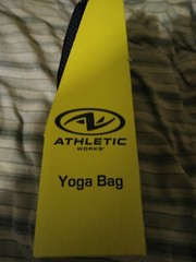 Athletic Works Yoga Bag, Adjustable, Fits Most Yoga Mats, 26″ L x 6in Dia, High