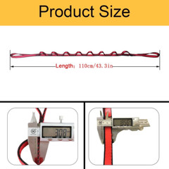 FOSER 2Pcs Daisy Chains, Yoga Hammock Extension Strap, 23KN Adjustable Nylon Cli