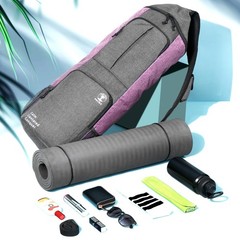 Yoga Mat Bag Carrier & Yoga Mat Backpack – Stay Organized On-the-Go! Large Po…