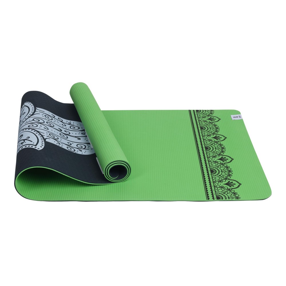 SINT Yoga Mat – Premium 6mm Print Reversible Extra Thick and Large Non Slip E…