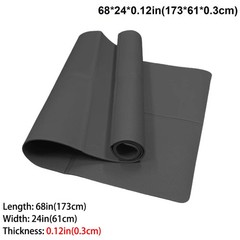 Foldable Yoga Mat EVA Non Slip Travel Exercise Fitness Pad 68×24 in 3mm 4mm 6mm