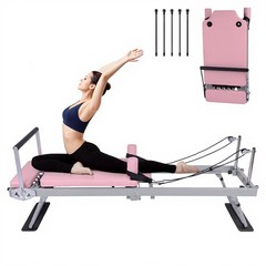 Foldable Pilates Reformer Home Gym Equipment for Women ,Reformer Pilates Machine
