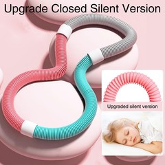 Weighted Soft Spring Hula Hoop for Adults, 3lb Foldable macaron colors
