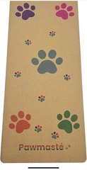 Pawmaste Cork Yoga Exercise Mat. Natural Sustainable Cork. 24″ x 60″ new sealed