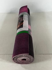 Gaiam Premium Tie Dye Yoga Mat – Purple – 68″L x 24″W x 6MM – BRAND NEW