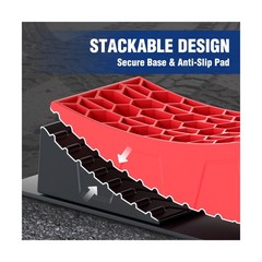 WORKPRO RV Leveling Blocks Kit, 9-Piece Camper Trailer Levelers | Heavy Duty …