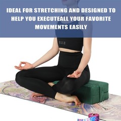 Yoga Bolster Pillow for Restorative & Meditation – Cushion with Carry Handle …